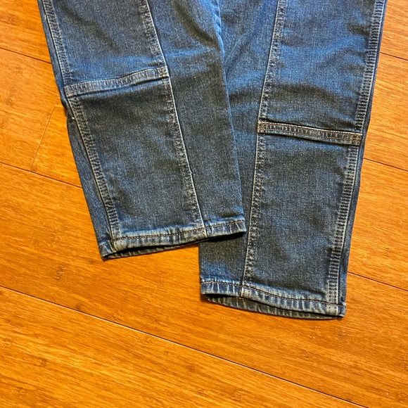16T OLD NAVY Classic Blue High-Waisted OG Straight Utility Jeans - Picture 7 of 12
